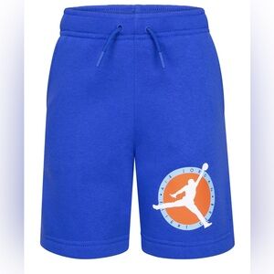 New Nike JORDAN Jumpman Boys Flight Valuable Player Fleece Blue Logo Size 2T